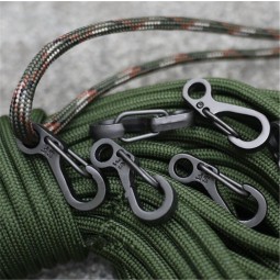 mini SF spring backpack clasps rock climbing carabiners EDC keychain