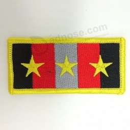 Customized Owl Embroidery Flower Patch Supplier Iron 3d Flock Badges Custom Pin On Embroidered Patches