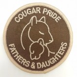 Mode Patch Tigre Haut de Gamme 75 % Personnalisé Fer Sur Transferts Broderie Animal Alphabet Patches Applique