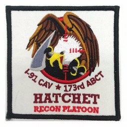 Sew On embroidered applique custom pink flamingo bird animal iron-on patch