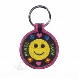 Namenskettenmetalldichtungsfall etikettiert Hersteller Schlüsselumbaugewebtes keychain