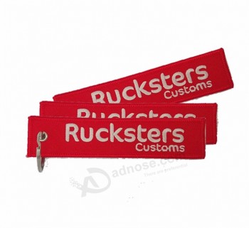 Équipage personnalisé porte-clés porte-clés promotionnel marque logo Souvenir Aviation broderie Llavero Tag OEM