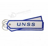 Souvenir personnalisation Tag tissu avec broderie animale porte-clés personnalisé