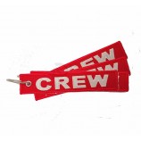 Australien-Andenken fertigte Stickerei Umbauhersteller kundenspezifisches Logo gesponnenes keychain besonders an