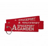 Porte-clés Jet personnalisés Porte-clés pour l’amateur d’aviation Broderie Concevez votre propre porte-clés
