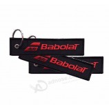 protección personalización clave chian tela de anillo de metal personalizada llavero para avión buzo etiqueta clave