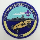 Production professionnelle de haute qualité transfert de chaleur flocage badge applique fleur patch textile broderie patchs