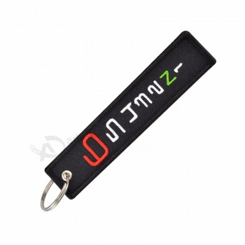 5 PCS/LOT Broderie Chaîne lancement clé Porte-clés 1 n 2 3 4 5 6 Porte-clés pour motos et voitures porte-clés voiture moteur sleutelhanger