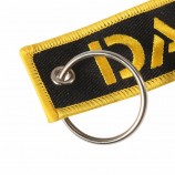 danger keychain for cars Key chain for motorcycles Key Tag cool embroidery Key fobs customized fashion New keychains