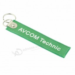 Custom embroidered keychain/key tag/jet tags