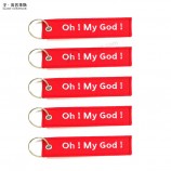 customized oh my god travel tag or key tag