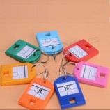 wholesale 2000x multicolour Key card luggage Tag