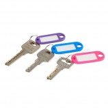 plastic Key tags assorted Key rings ID tags name card label