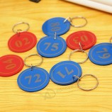 wholesale luggage checkroom ID digit cards key tags
