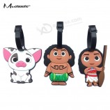 animated cartoon character key tag or luggage tags