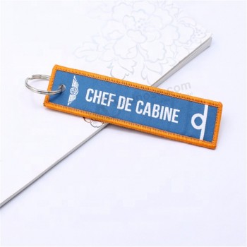 Porte-clés souvenir de mariage Vol coloré Porte-clés en tissu personnalisé