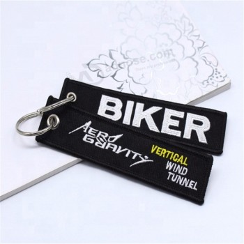 Broderie promotionnelle Souvenir Logo imprimé Porte-clés brodé personnalisé