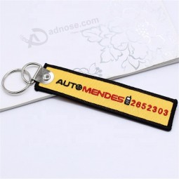 Crew Embroidery Cloth Keychain Flight Promote Gifts Key Chains
