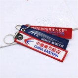 Doppelseitendruck fertigte Flugart und weise Mehrfarbenkeychain besonders an