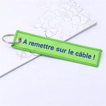 vol broderie porte-clés pour voiture moto sac bagages logo porte-clés