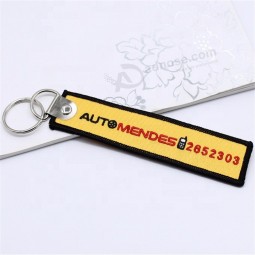 Embroidery Crew Keychain Flight motorcycle Personal Design Embroidery Keychain