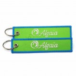 venda por atacado chaveiro bordado tecido personalizado