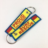 Soem-kundenspezifisches weiches PVC führte helles keychain, Plastiktaschenlampenschlüsselring