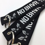 custom promotional gifts hot selling embroidery keychain with your own logo