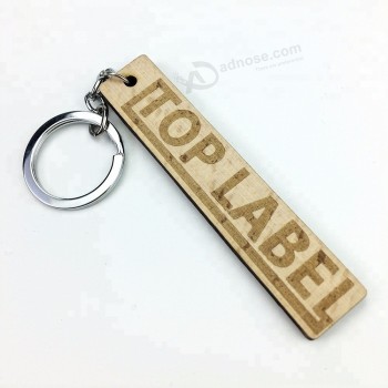 2019 customized  promotional cheap high quality wooden key chain