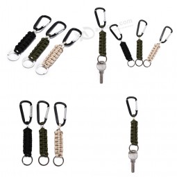 leather rope woven keychain metal Key rings Key chains