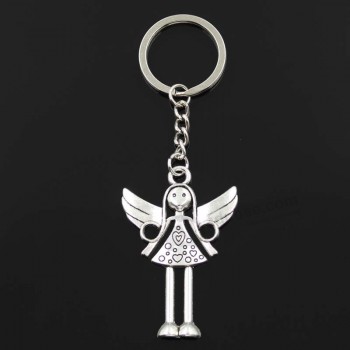58x38mm ange pendentifs voiture porte-clés porte-anneau fabriqué en chine