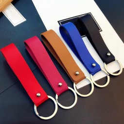 fashion handmade PU wrist strap Key holder custom