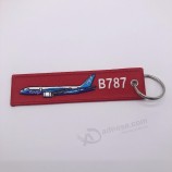 fabric airplane keychains for before flight keychain