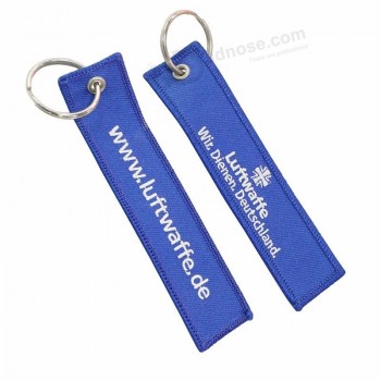 Porte-clés tissé promotionnel broderie personnalisée