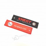 fabric flight logos printing No minimum aircraft Key tags cheap woven keychains