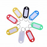10 stücke 20 stücke kunststoff schlüsselanhänger gepäck ID tags etiketten mit schlüsselanhänger Für Pet namensschilder schlüsselanhänger schlüsselbund (zufällige farbe)
