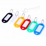tarjeta de clasificación de plástico resistente Etiqueta de llave Etiqueta de equipaje Etiqueta de llavero opcional multicolor Etiquetas personalizadas Tarjeta de llavero