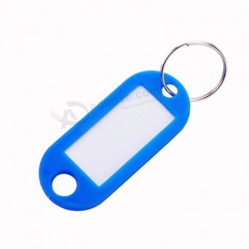 Porte-clés numéroté d’hôtel coloré promotionnel conception personnalisée porte-clés en plastique en gros étiquettes d’identification bon marché étiquettes de nom faible MOQ