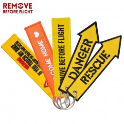 Key chain for aviation gifts luggage Tag fashion yellow Key chains