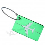 rectangular aluminum alloy luggage card aircraft modeling luggage tag