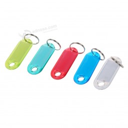 Hot Crystal Clear Colorful Key ID Label Tags for sale