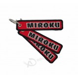 free sample embroidery Key chain custom airplane cockpit keychain