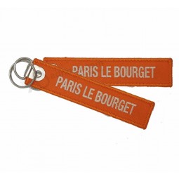 Porte-clés de vol pas cher brodé porte-clés