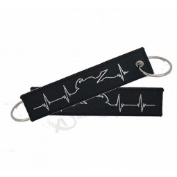 Motif de broderie personnalisé Votre propre porte-clés