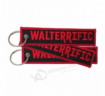 Faites votre propre Hang Tags Broderie Porte-clés Patch Porte-clés Personnalisé
