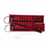 make your Own hang tags embroidery keychain patch custom Key Tag