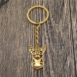 Chihuahua-Schlüsselketten arbeiten Haustier-Hundeschmuck Chihuahua-Auto keychain Taschenschlüsselring für Frauen Männer um