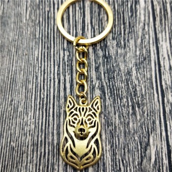 Nouveau Suédois Vallhund Porte-clés Mode Animal De Compagnie Chien Bijoux Tendance Suédois Vallhund Voiture Porte-clés Sac Porte-clés Pour Femmes Hommes