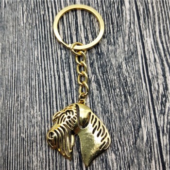 新的雪纳瑞狗钥匙扣时尚宠物狗珠宝时尚雪纳瑞汽车钥匙扣包钥匙扣女男士