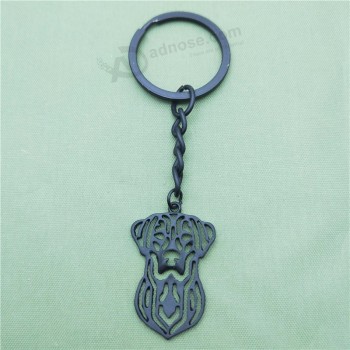 新款复古拉布拉多犬钥匙扣时尚宠物狗珠宝拉布拉多犬汽车钥匙扣包钥匙扣女男士